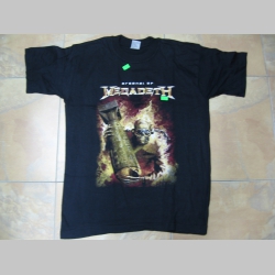 Megadeth, pánske tričko čierne 100%bavlna